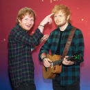 The singer's wax figure – a perfect match, right down to the plaid shirt and tattoos – was unveiled at Madame Tussauds in N.Y.C. in May 2015. "He didn't say much," Sheeran joked on Instagram after the meeting.