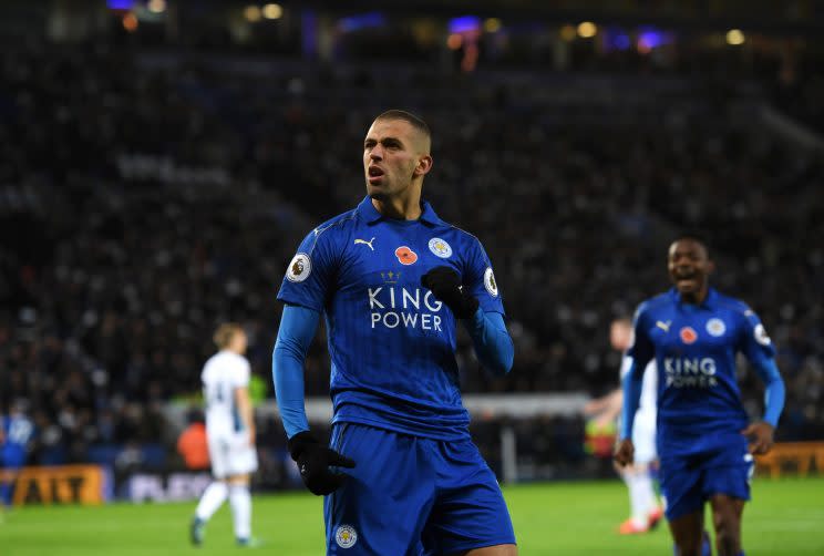 Islam Slimani still bagged eight goals in an injury ridden season