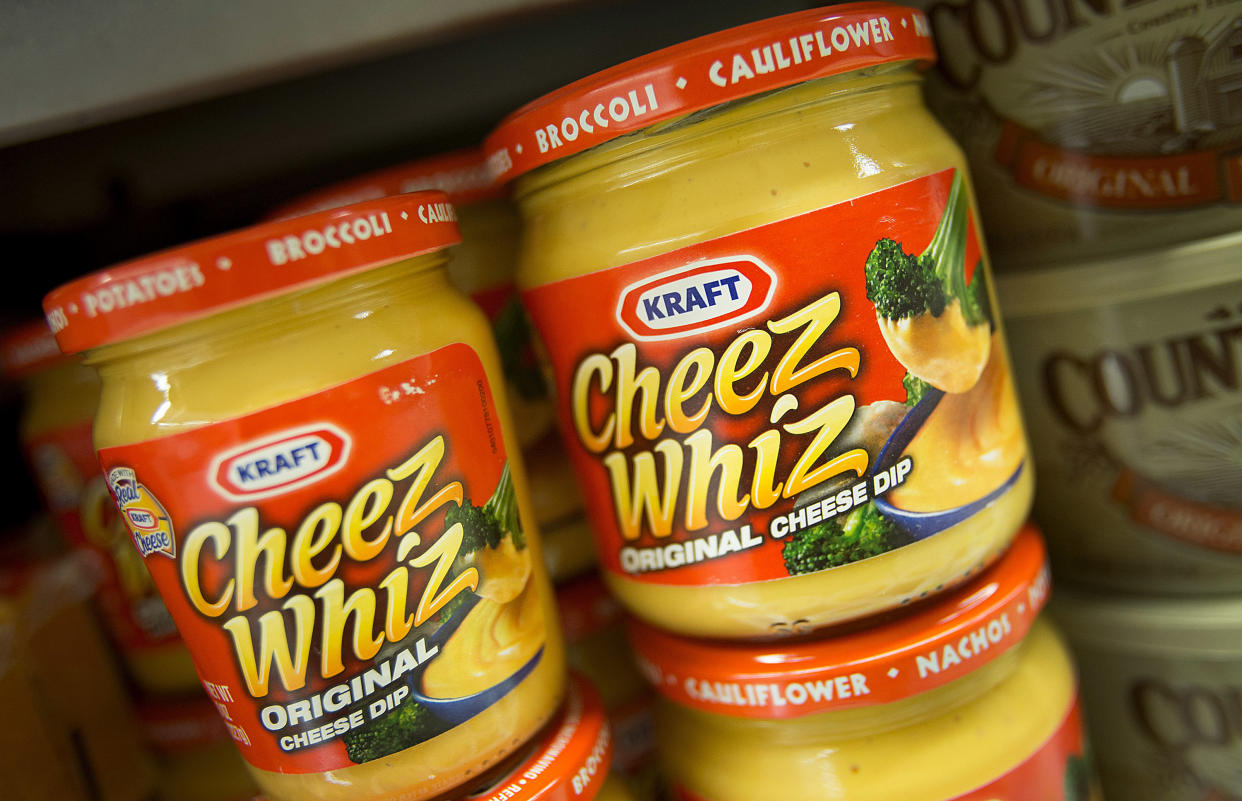 Cheez Whiz contains a fatty acid called CLA, or&nbsp;conjugated linoleic acid, which has been shown to help burn fat and build muscle. (Photo: Bloomberg via Getty Images)