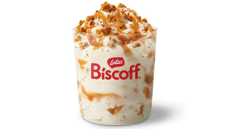 A Lotus Biscoff McFlurry