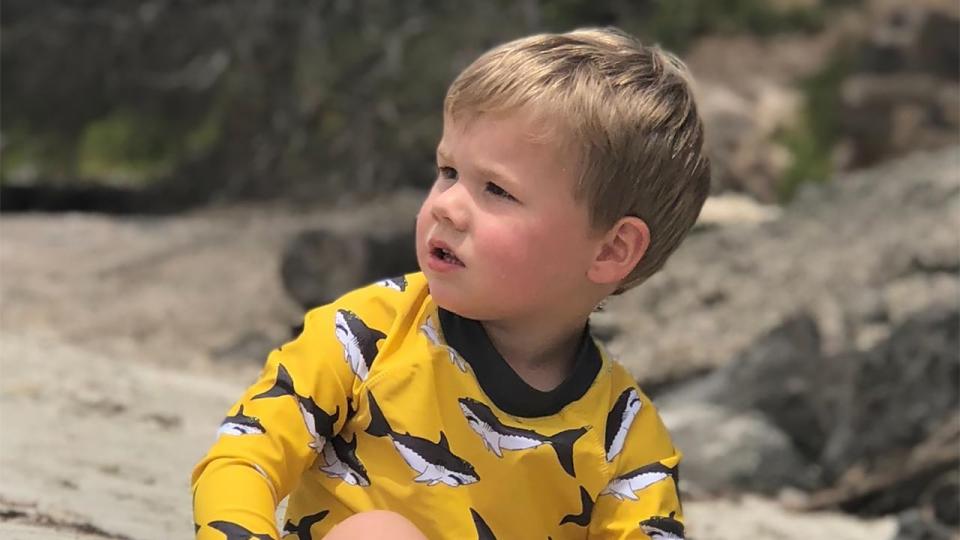The family of much-loved Darcy Membrey, 2, are in mourning after after a fertiliser spreader collapsed on him at their dairy farm near Warrnambool. Image: AAP