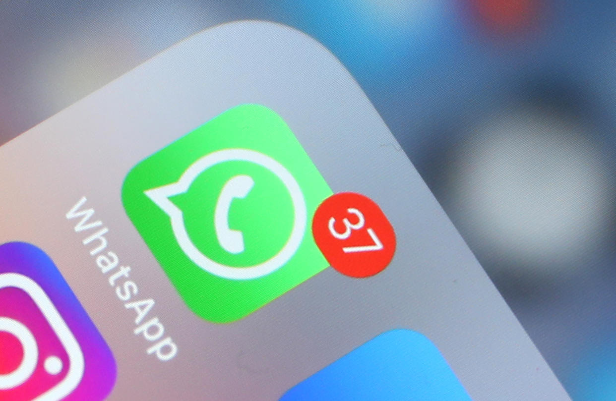 Police have issued a warning over the 'mum and dad' WhatsApp scam. (PA)