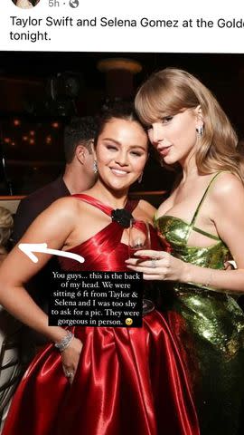 <p>Chelsea Freeman/Instagram</p> Chelsea Freeman posting about Selena Gomez and Taylor Swift