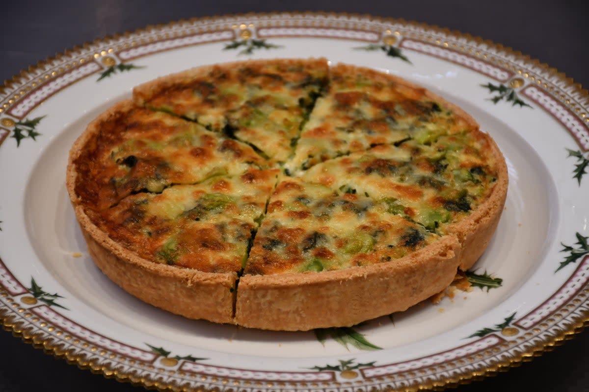 The King has chosen coronation quiche to celebrate the occasion 