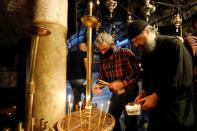 Nativity Church reopens as Palestinians ease coronavirus restrictions, in Bethlehem