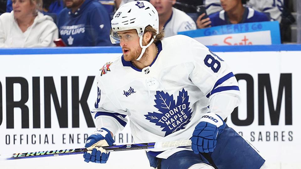Maple Leafs winger William Nylander has signed an eight-year contract worth $92 million US. He was eligible to become an unrestricted free agent this summer. (Jeffrey T. Barnes/Associated Press/File - image credit)