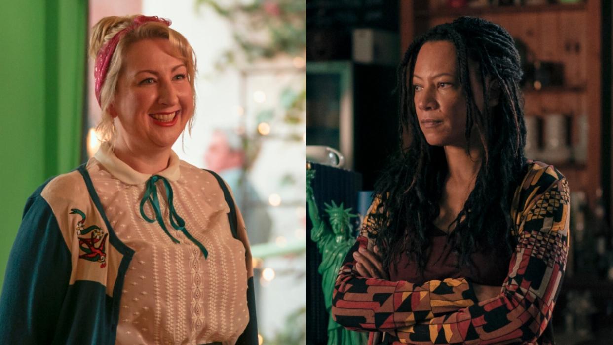  Maggie Service and Nina Sosanya in Good Omens Season 2 