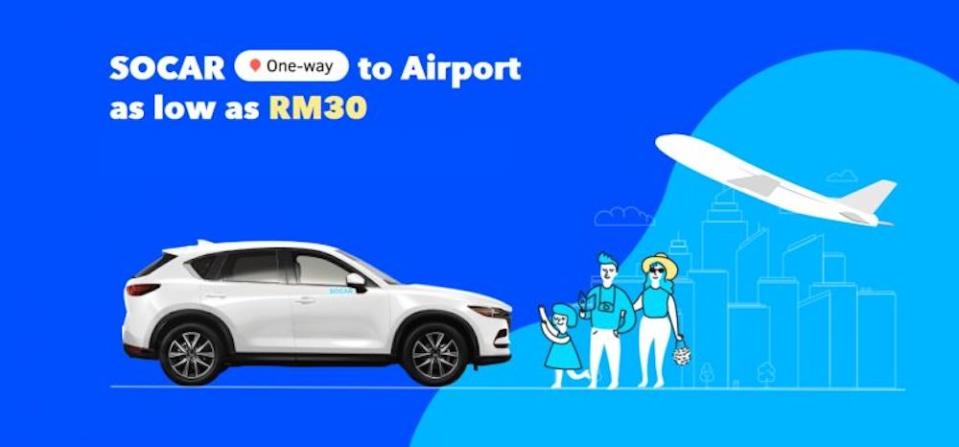 Did you know that you can book a SOCAR for a one-way trip to KLIA and KLIA2? — SoyaCincau pic