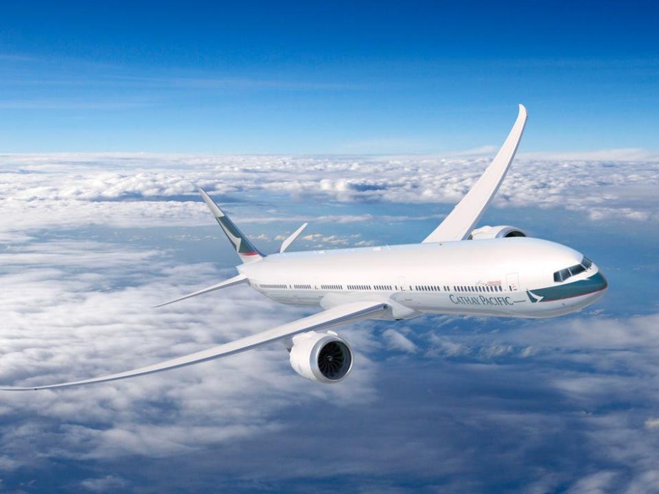 Cathay Pacific 777X rendering.