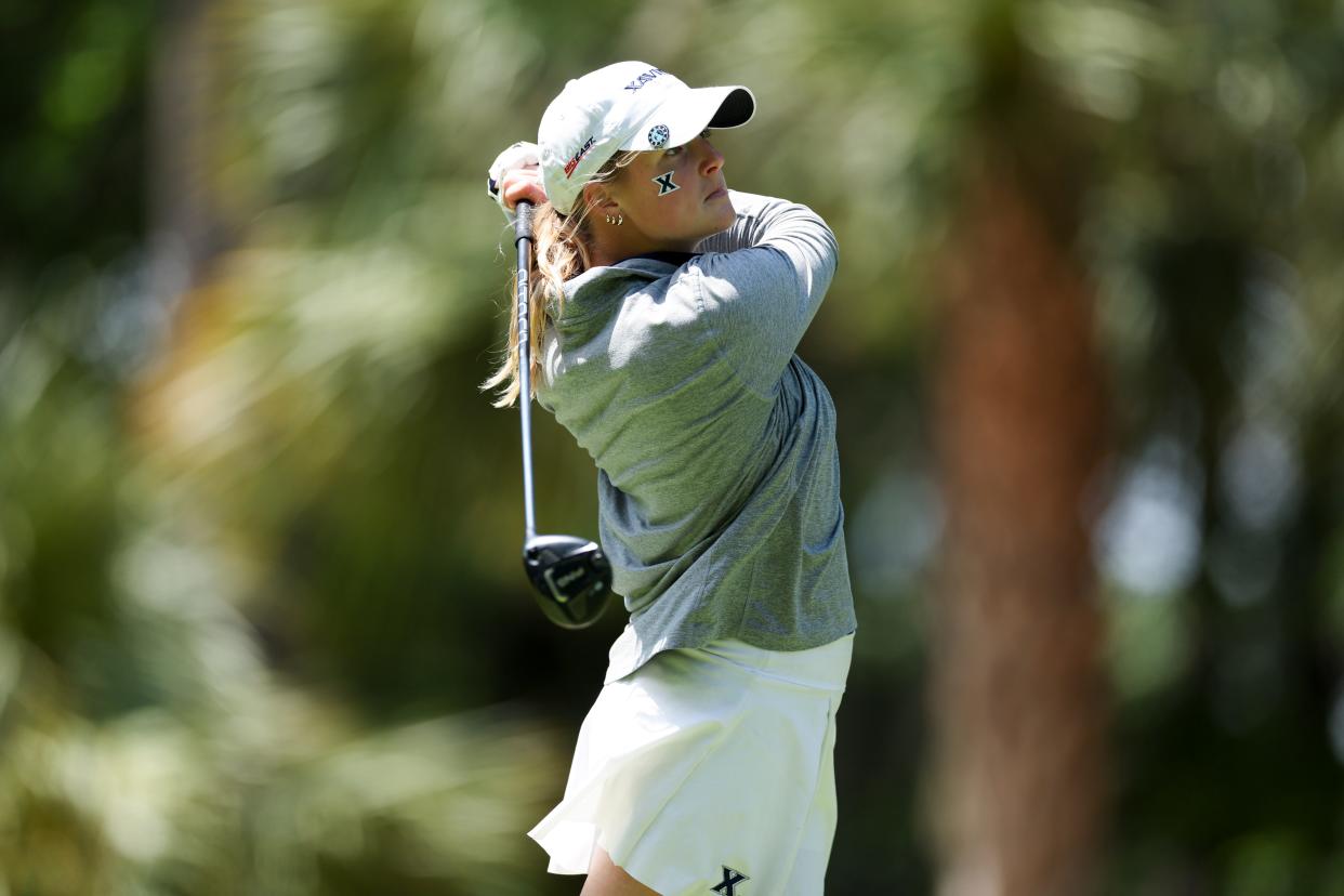 Xavier junior Emma Welch shot a Big East Championships-record six-under-par on Sunday, April 21, 2024, at Callawassie Island Golf Club in Okatie, South Carolina. She would go on to earn medalist honors.