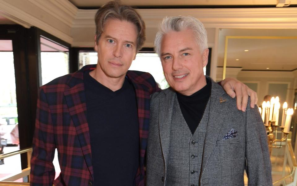 John Barrowman with his husband Scott Gill, whom he married in 2013 - David M. Benett/Dave Benett/Getty Images