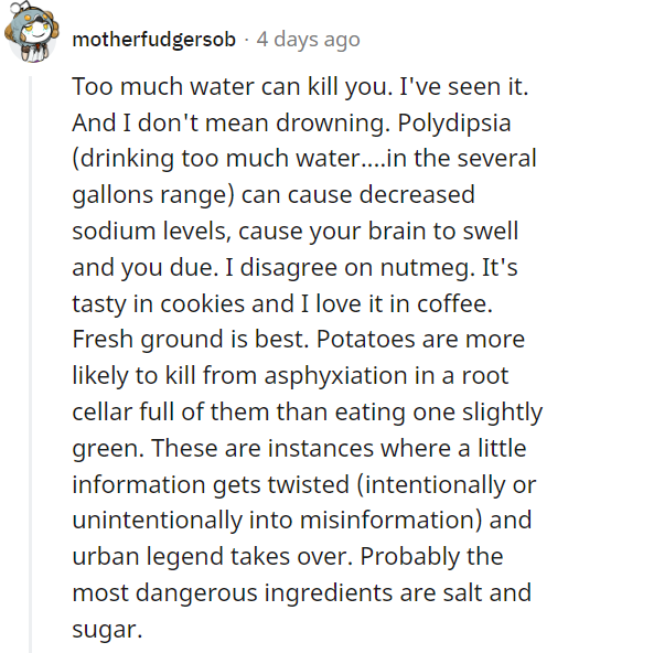 reddit screenshot dangerous ingredients