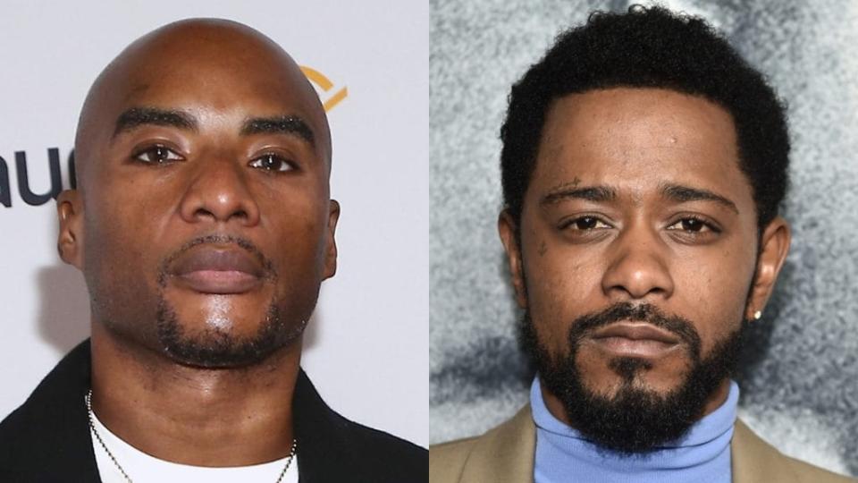 “The Breakfast Club” co-host Charlamagne tha God (left) and actor LaKeith Stanfield reportedly have a new chapter in the book of their reported beef. (Photos by Tommaso Boddi/Getty Images for iHeartMedia and Steven Ferdman/Getty Images)
