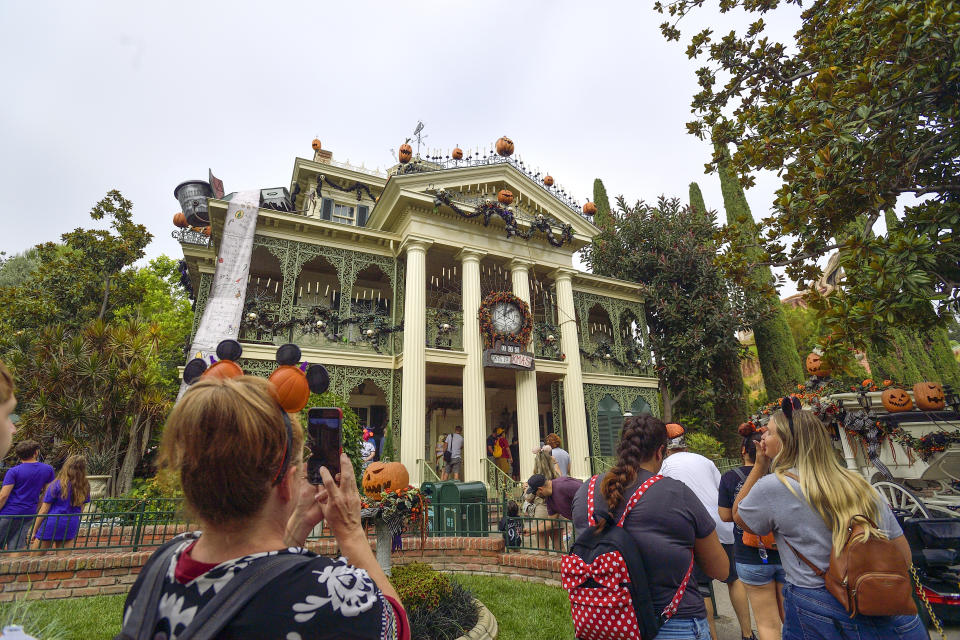 Haunted Mansion Holiday during Halloween Time at Disneyland in Anaheim, CA, on Friday, September 3, 2021. (Photo by Jeff Gritchen/MediaNews Group/Orange County Register via Getty Images)