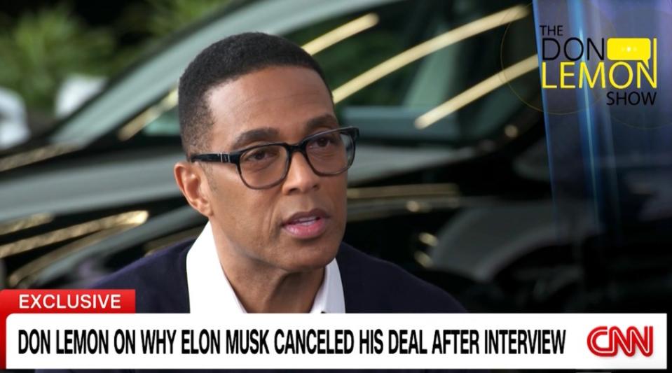 The Tesla, SpaceX and X CEO made the remark during an appearance on “The Don Lemon Show,” after the former CNN host grilled Musk about a recent meeting with the 77-year-old Republican presidential candidate.