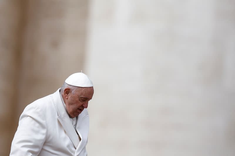 Pope Francis holds weekly general audience at the Vatican