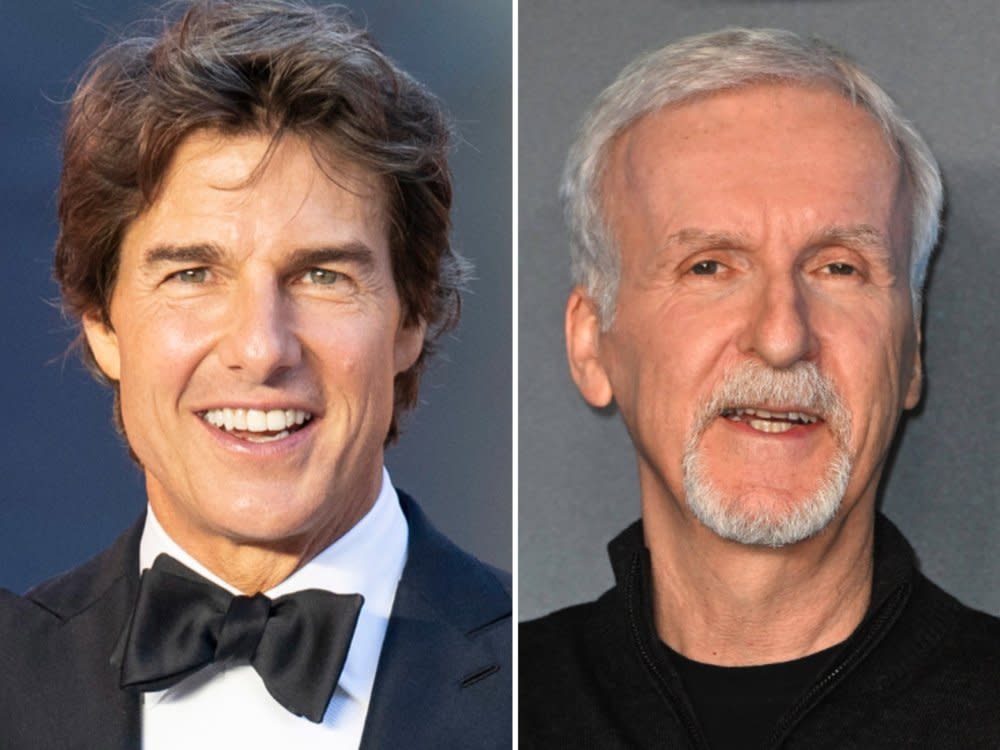 Tom Cruise und "Avatar: The Way of Water"-Regisseur James Cameron schwänzten die diesjährigen Academy Awards. (Bild: Landmark Media/ImageCollect/imago/PA Images)