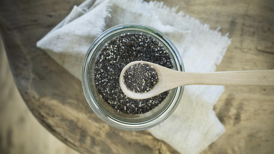 A spoonful of chia seeds, which can speed weight loss