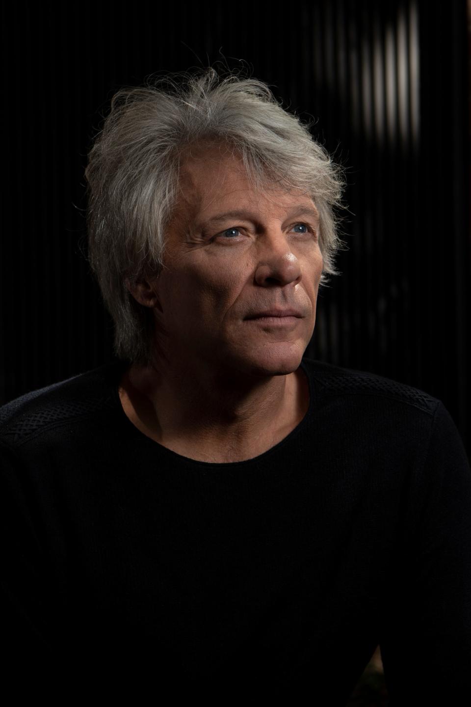 Jon Bon Jovi, 58, poses for portraits during a socially distanced photo shoot in New York.