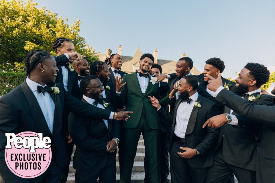 NBA star Tobias Harris' wedding to Jasmine Winton Credit to Reem Photography