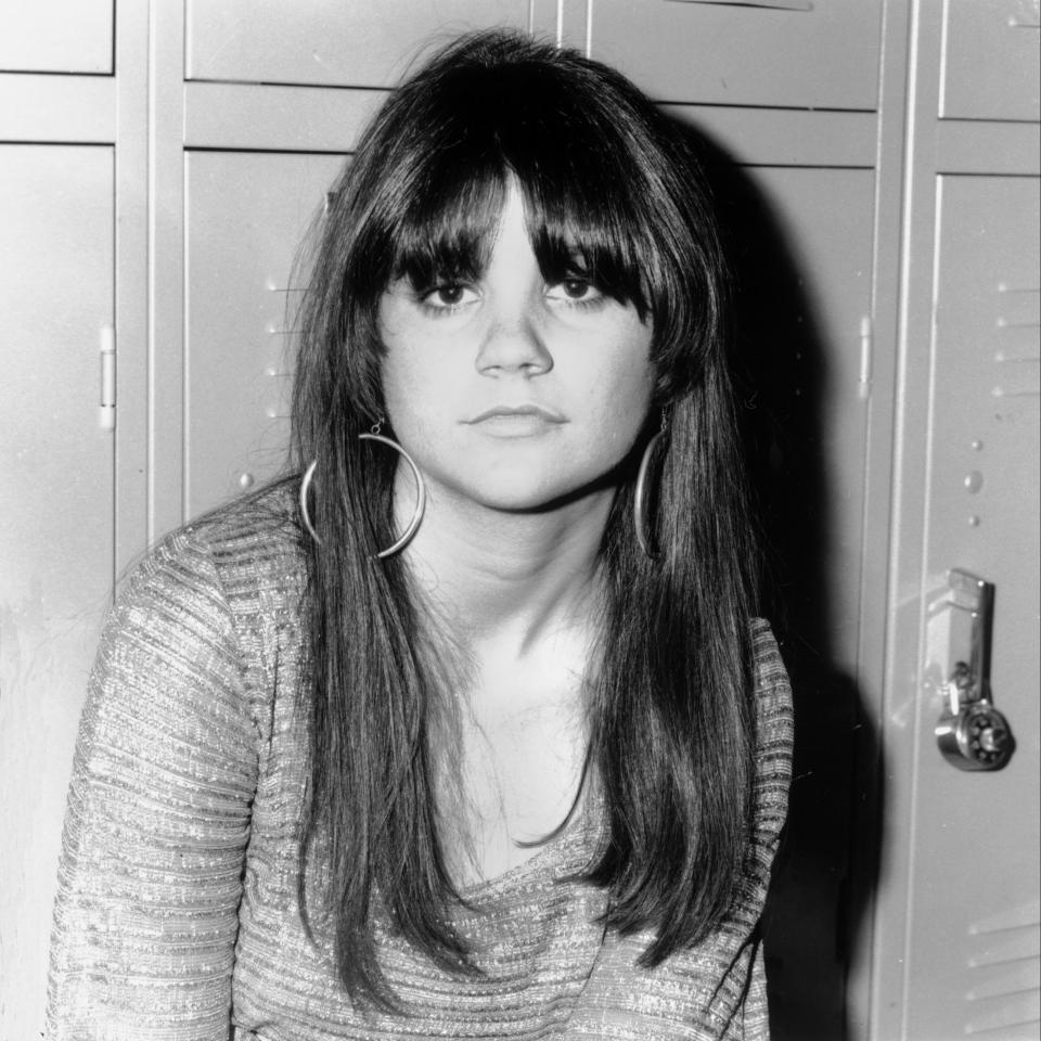 Linda Ronstadt during a performance with the Stone Poneys at Palo Verdo High School in Tucson on May 8, 1968