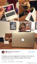 <p>Alguien ya tiene su propia laptop. Foto: Twitter.com/Strawburry17 </p>