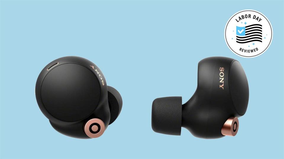 Best Buy's early Labor Day deals feature great savings on quality sound devices like these Sony earbuds.