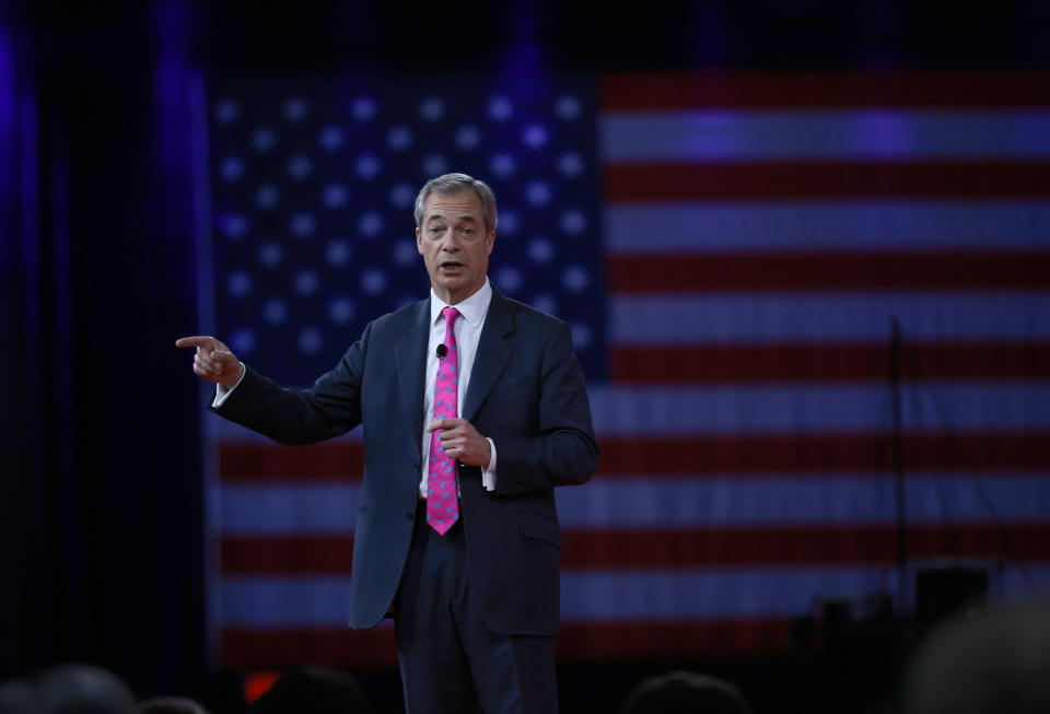 Farage was criticised for not quarantining after returning from America. (Getty)