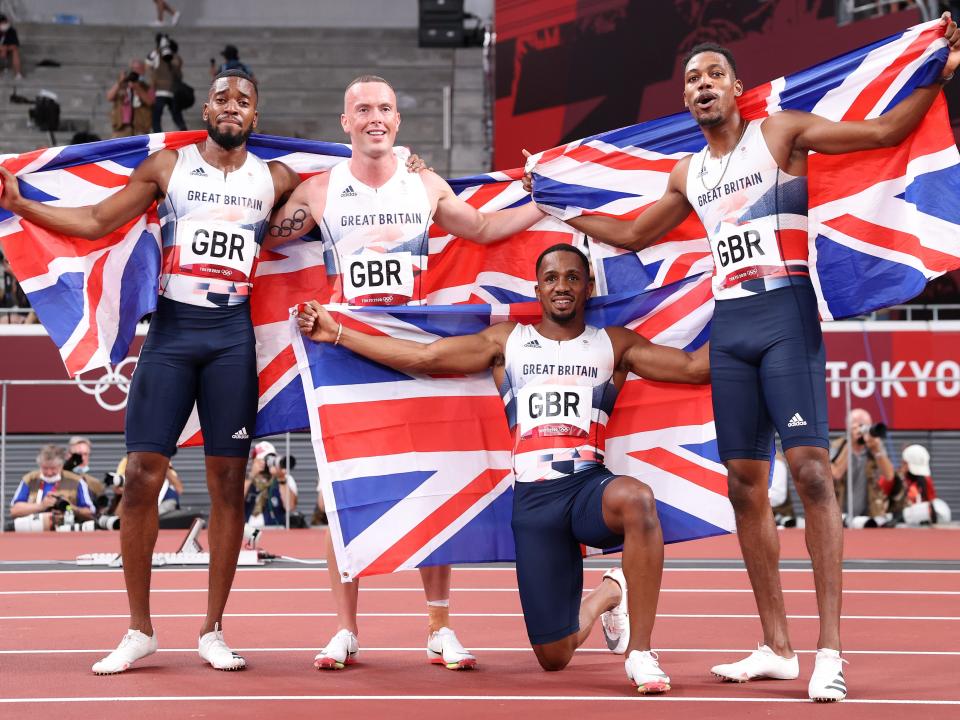 Relay Red Xxx Videos - A UK relay team has been stripped of its silver medals from the Tokyo  Olympics after a sprinter failed a drug test