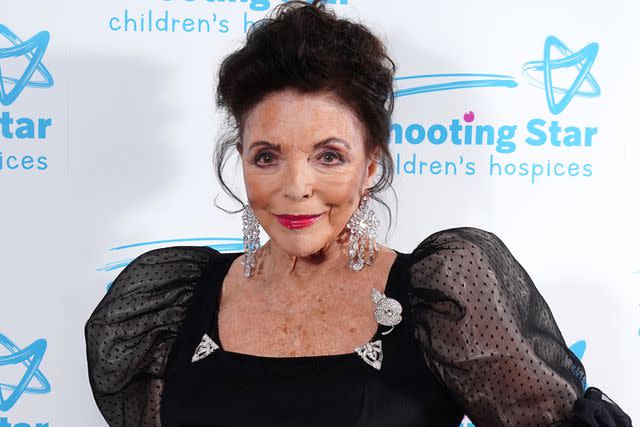 <p>Ian West/PA Images via Getty</p> Joan Collins at the annual Shooting Star Ball on November 10, 2023 in London