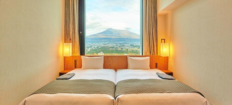 房間窗景能夠直接遙望富士山的「御殿場HOTEL  CLAD」近期非常熱門受歡迎 圖片來源：御殿場HOTEL CLAD