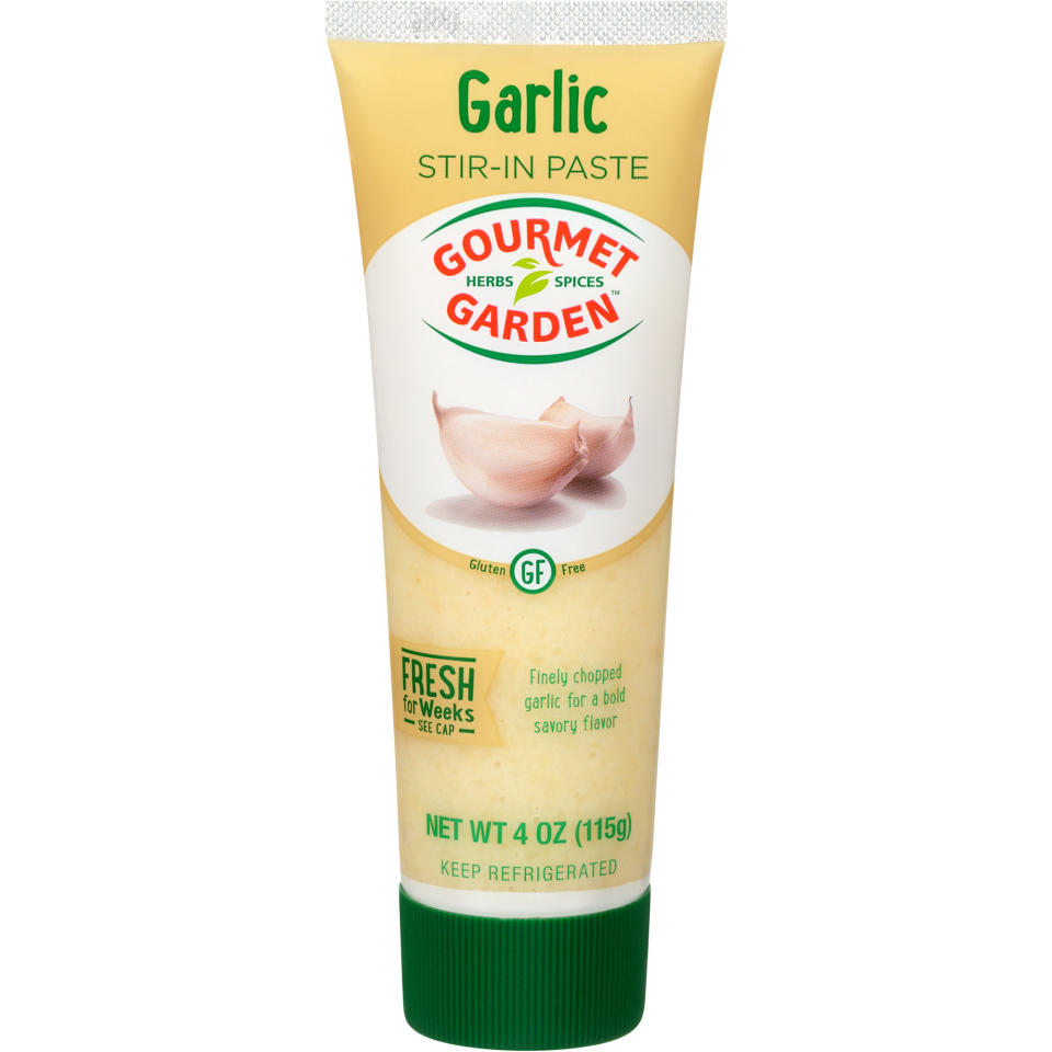 A tube of garlic paste.