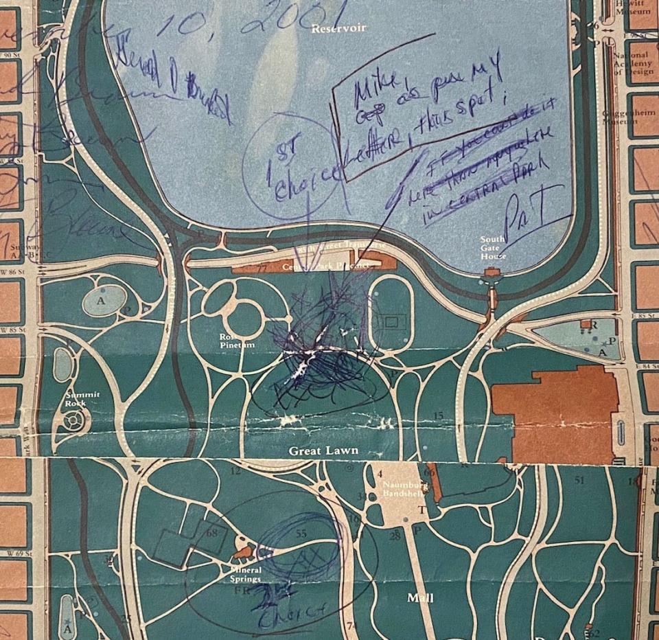 <div class="inline-image__caption"><p>The map that Pat Brown left for his brother Mike, explaining where he wanted his ashes scattered.</p></div> <div class="inline-image__credit">Courtesy Ylfa Edelstein</div>