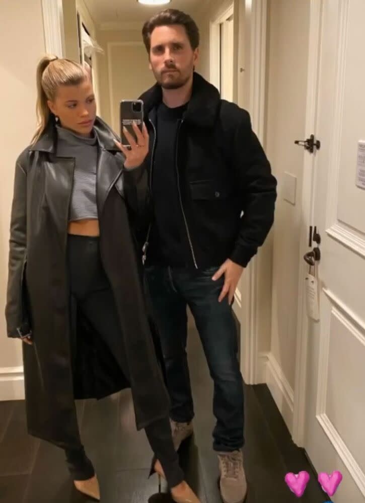 Sofia Richie and Scott Disick | Sofia Richie/Instagram