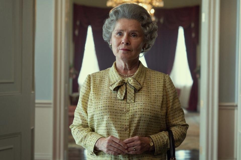 In the upcoming season of the hit Netflix series "The Crown," Queen Elizabeth II is portrayed by Imelda Staunton.
