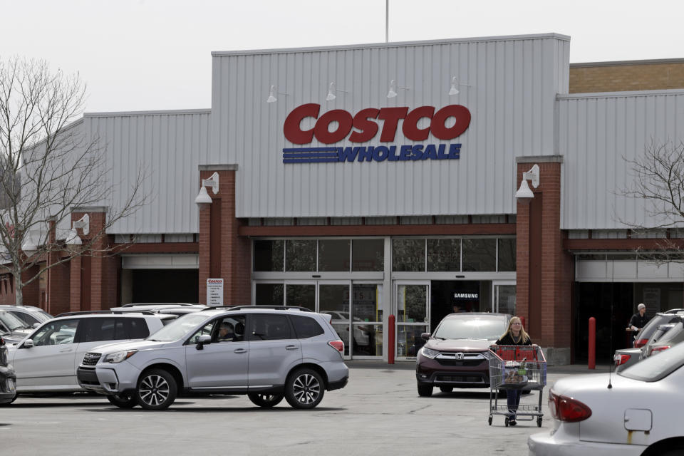 This is a Costco store in Homestead, Pa. on Thursday, April 11, 2019. (AP Photo/Gene J. Puskar)