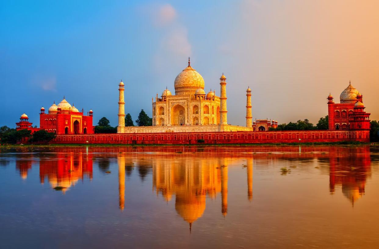 Taj Mahal Sunset