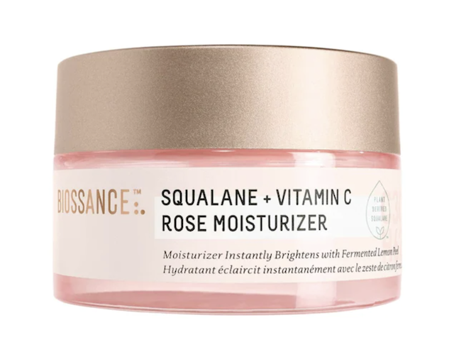 Biossance Squalane + Vitamin C Rose Brightening Moisturizer