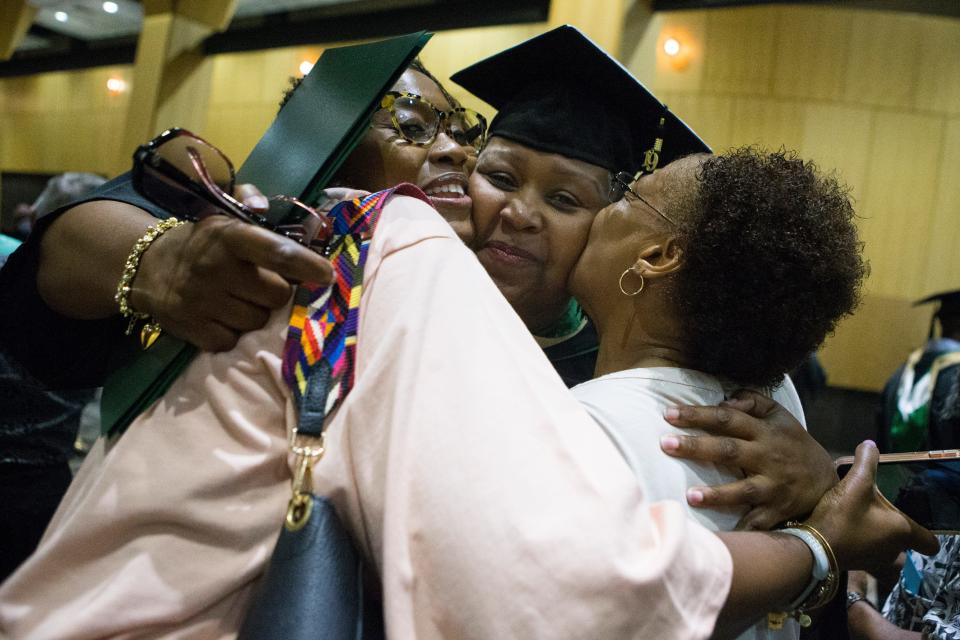 Wilmington University College of Arts and Sciences and College of Business commencement ceremony at the Chase Center Sunday, May 19, 2019 in Wilmington where 338 graduates took part.