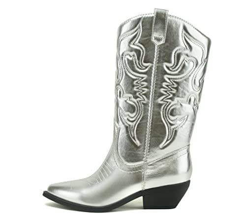 14) Western Stitched Boots