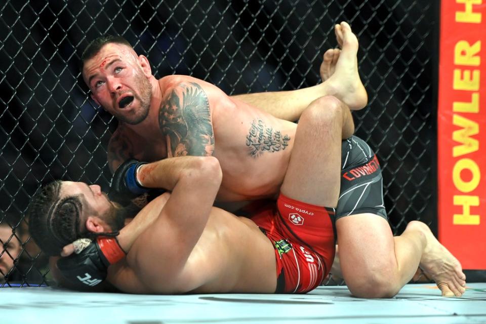 Covington had approximately 10 minutes of control time in the UFC 272 main event (Getty Images)