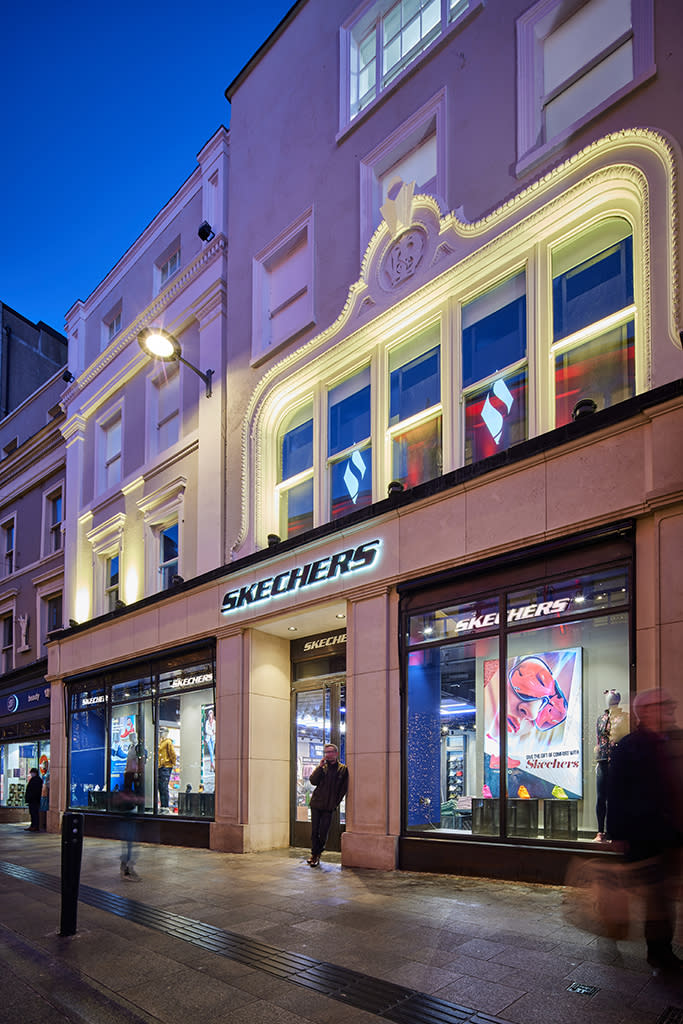Skechers’ new Dublin, Ireland store. - Credit: INFINITE3D