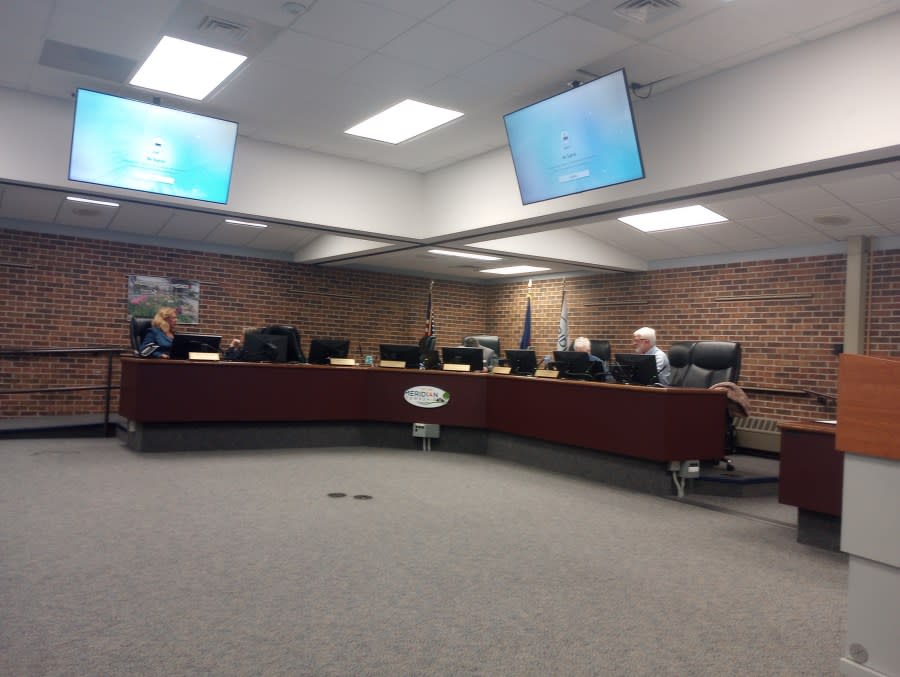 Meridian Township Board of Trustees. (WLNS)