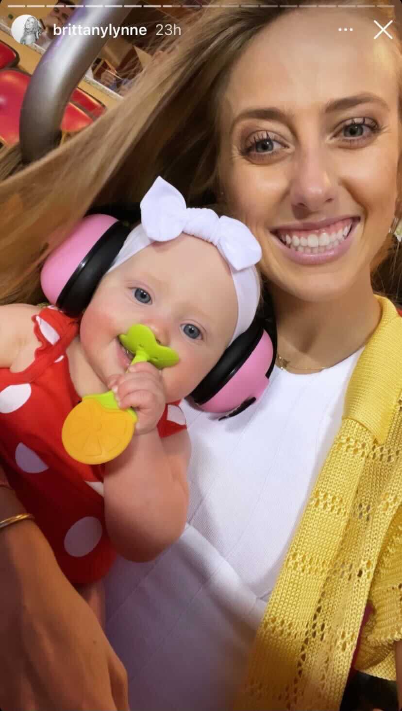 Patrick Mahomes' Dad Bonds with Granddaughter Sterling at KC Game