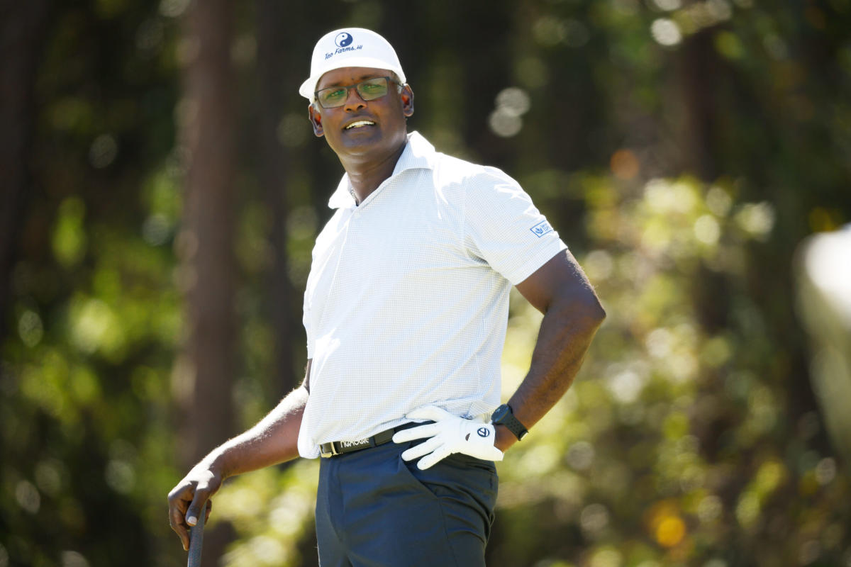 How Vijay Singh tapped into his tournament swing data at Furyk & Friends — legally!