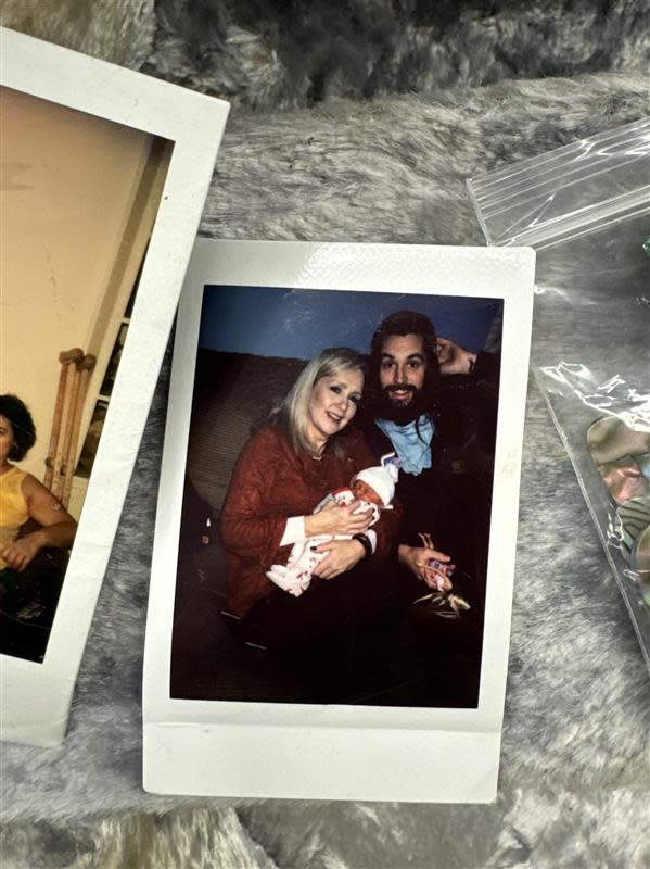 A Polaroid tucked in Nicholas Jamerson's Calton guitar case shows his mom, him and his then-newborn daughter Maven. When pawn shop broker Jeff Collins saw the photo, he knew he had to track down the owner of the guitar.