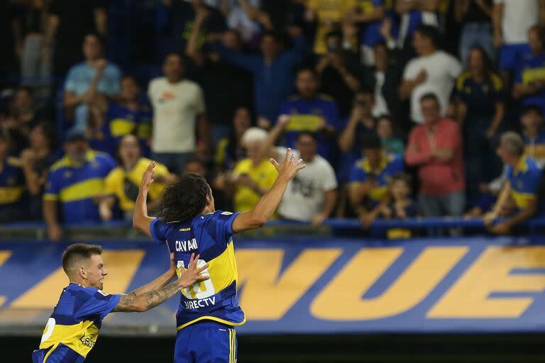 Cavani, la celebración y el delirio de los hincas de Boca