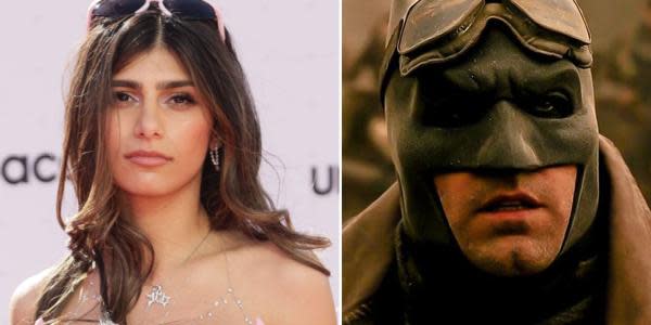 Mia Khalifa defiende al Batman de Zack Snyder 