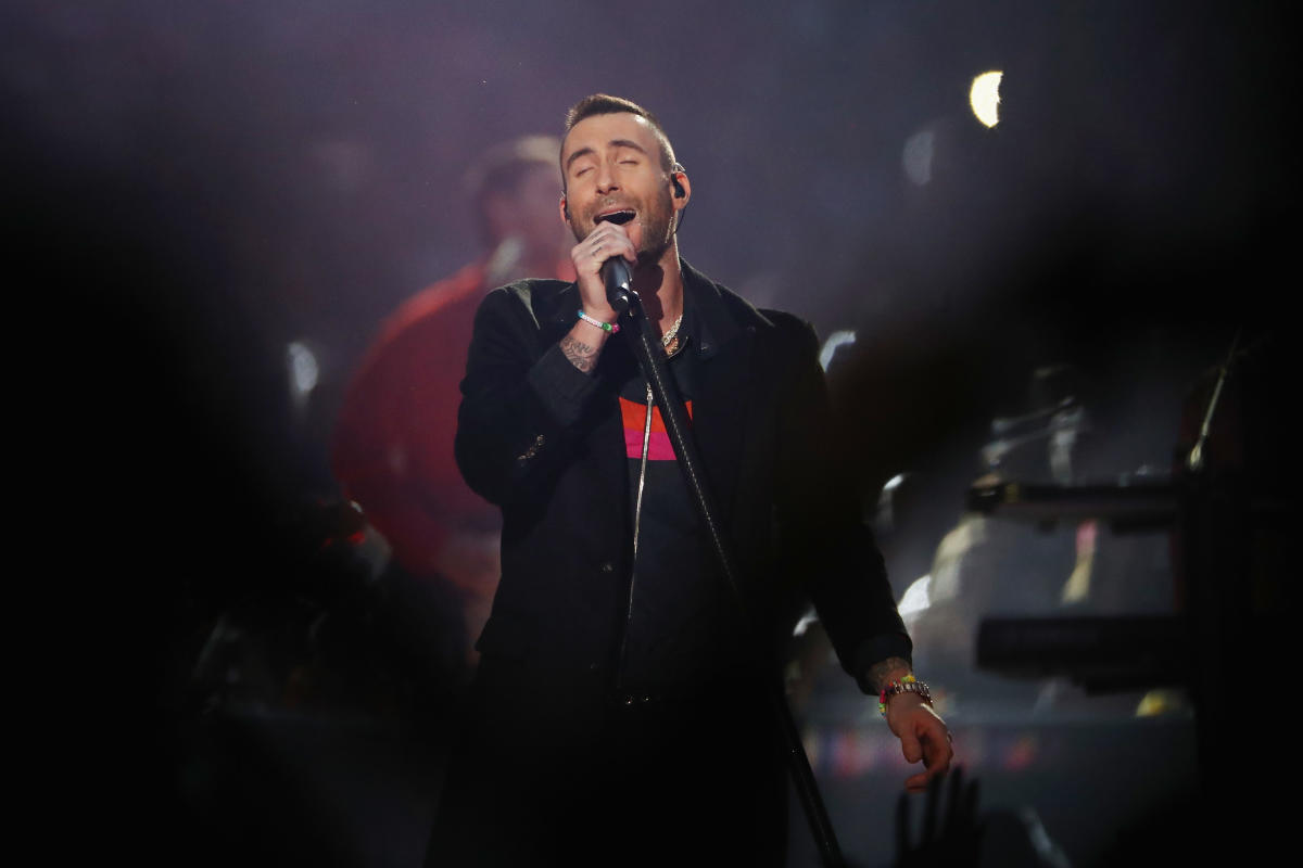 adam levine super bowl