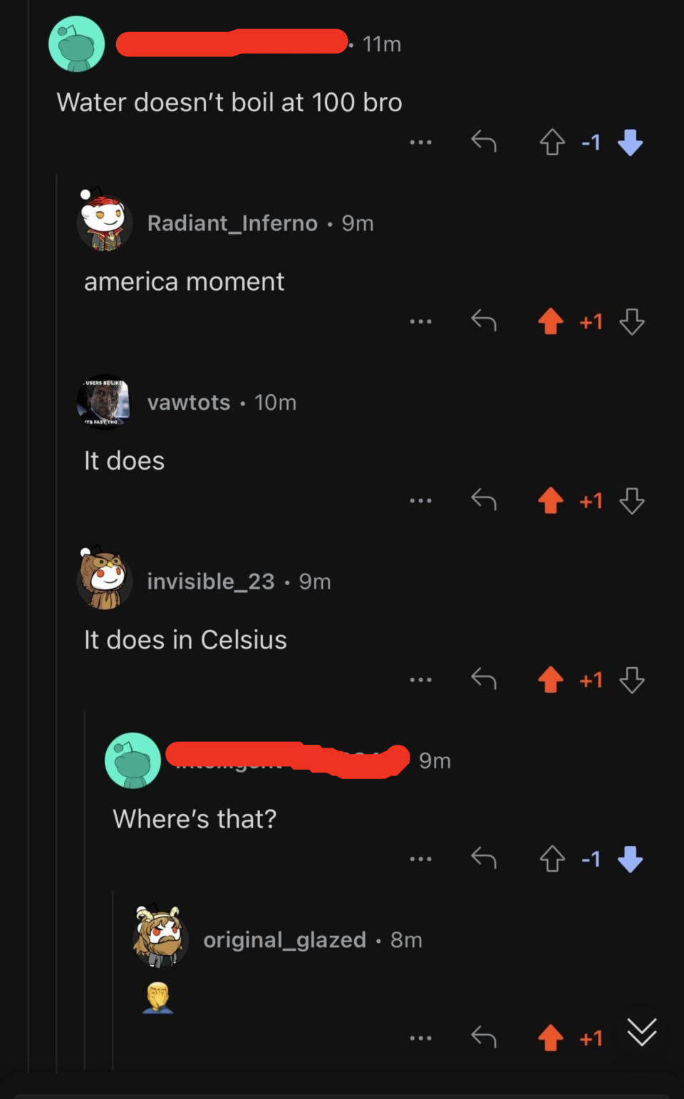 Person who does not know what Celsius is and asks, 